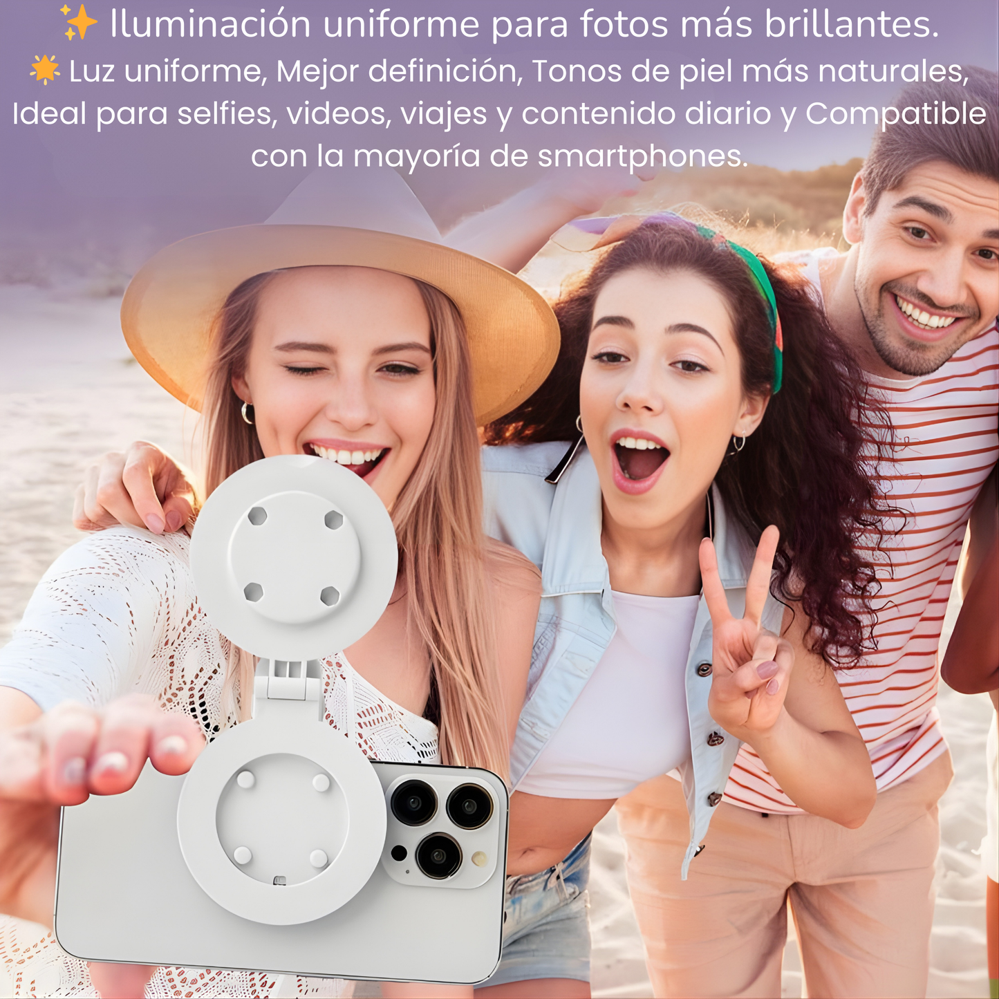 Aro de luz 360 3 en 1