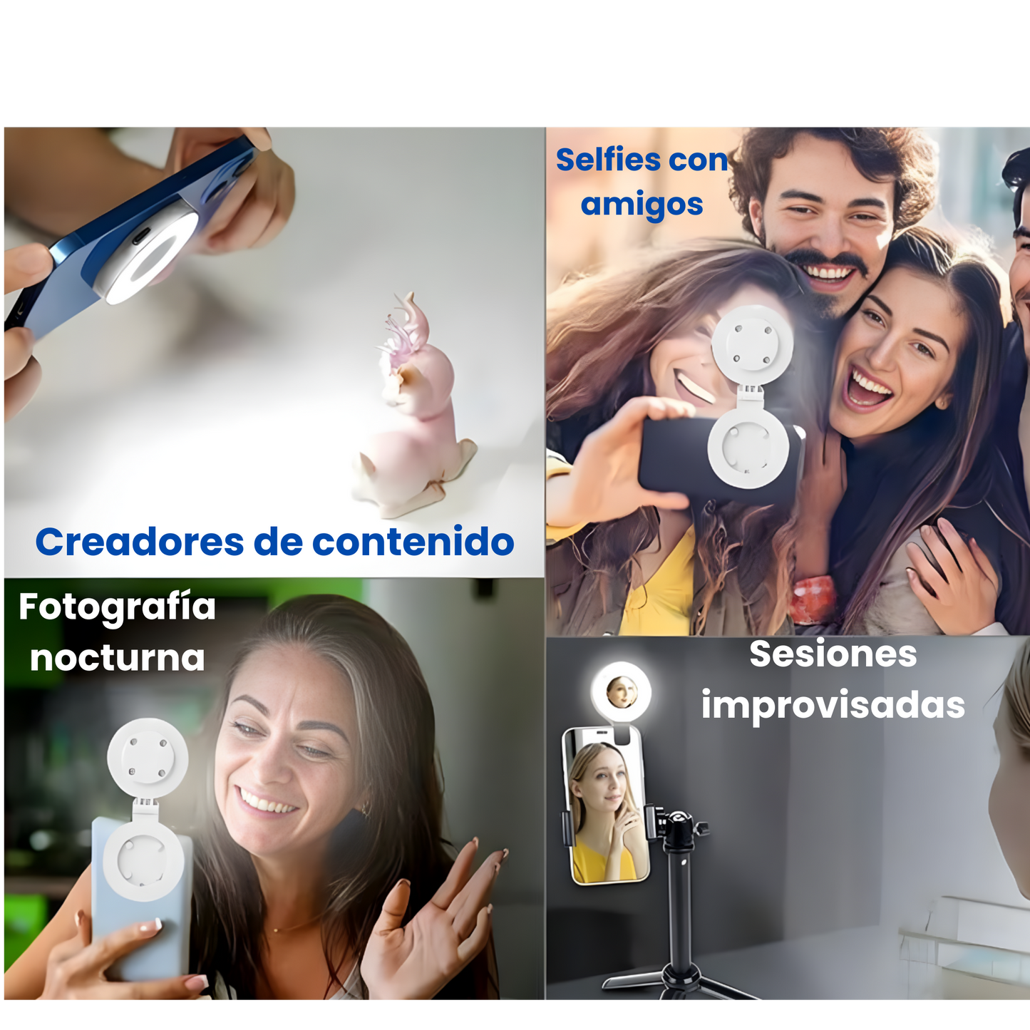 Aro de luz 360 3 en 1