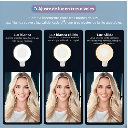 Aro de luz 360 3 en 1